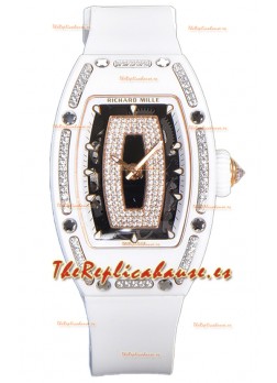 Richard Mille RM007 Reloj Réplica Suiza Automático Cerámica Blanca Suplerclone