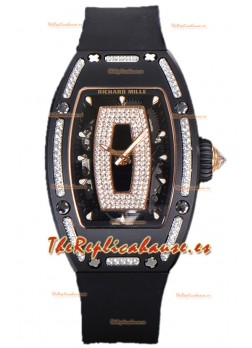 Richard Mille RM007 Reloj Réplica Suiza Automático Cerámica Negra Superclone
