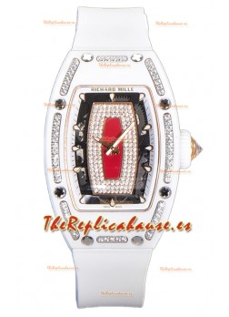 Richard Mille RM007 Reloj Réplica Suiza Automático Cerámica Blanca Suplerclone