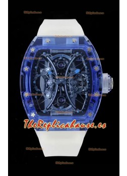 Richard Mille RM53-01 Pablo Mac Donough Caja de Zafiro con Movimiento Tourbillon Original