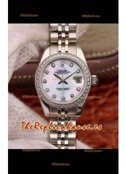 Rolex Datejust Ladies 28MM Movimiento Cal.3135 Réplica Suiza en Caja de Acero 904L