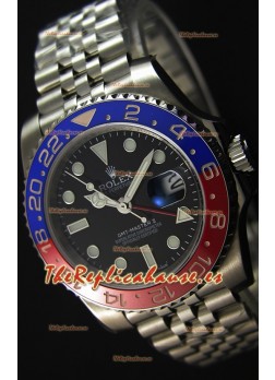 Rolex GMT Masters II 116719BLRO Pepsi Bezel ETA 2836 Movement Réplica Suiza - Reloj Ultimate de Acero 904L