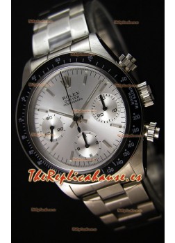 Rolex Daytona Vintage Steel Dial Reloj Réplica Suizo- Reloj de Acero 904L