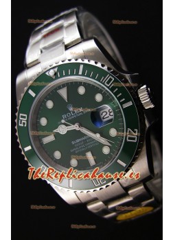 Rolex Submariner The Hulk ETA 3135 Replica a Espejo 1:1 - Reloj Ultimate de Acero 904L