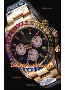Rolex Cosmograph Daytona 116595RBOW Cal.4130 Movement - Reloj Acero 904L Oro Rosado a Espejo 1:1