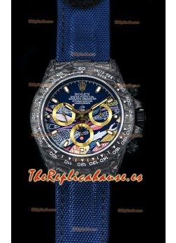 Rolex Daytona CHRONUSART Caja de Carbón forjado, Réplica a Espejo 1:1, Dial Multicolor