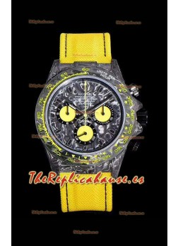 Rolex Daytona DIW Caja de Carbono Forjado, Reloj Réplica a Espejo 1:1 Dial de Carbono Negro