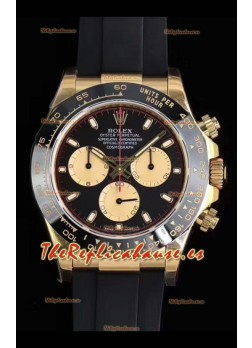 Rolex Daytona 116508 Movimiento Original Cal.4130 - Reloj de Acero 904L a espejo 1:1 Oro Amarillo