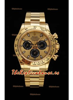 Rolex Daytona 116508 Movimiento Original Cal.4130 - Reloj de Acero 904L a espejo 1:1 Oro Amarillo