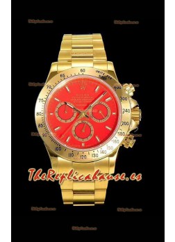 Rolex Daytona 116508 Movimiento Original Cal.4130 - Reloj de Acero 904L a espejo 1:1 Oro Amarillo