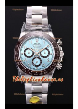 Rolex Daytona 116506 ICE BLUE ARAB Numerals Dial Movimiento Cal.4130 - Reloj de Acero 904L Ultimate