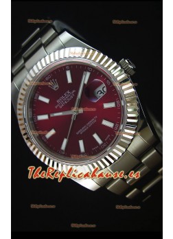 Rolex Datejust Reloj Réplica Japonés - Dial Marrón en 41MM con correa Oyster