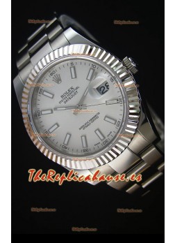 Rolex Datejust Reloj Réplica Japonés - Dial Gris en 36MM con correa Oyster