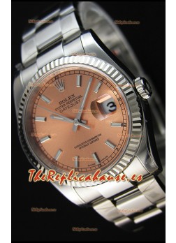 Rolex Datejust Reloj Réplica Japonés - Dial Champange en 36MM con correa Oyster