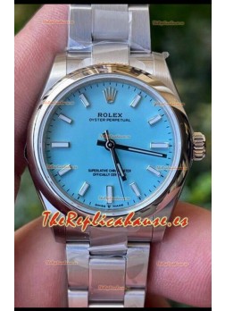 Rolex Oyster Perpetual REF#277200 31MM Movimiento y Réplica Suizo Dial Azul Acero 904L Reloj Réplica Espejo 1:1