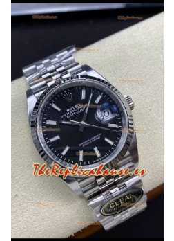 Rolex Datejust Movimiento Cal.3235  Réplica Espejo 1:1 Acero 904L 36MM - Dial Negro