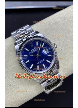 Rolex Datejust Movimiento Cal.3235  Réplica Espejo 1:1 Acero 904L 36MM - Dial Azul
