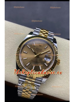 Rolex Datejust M126333 41MM ETA3235 72 Horas Energía Dial Dorado Jubilee Réplica Espejo 1:1 Oro Amarillo Acero 904L
