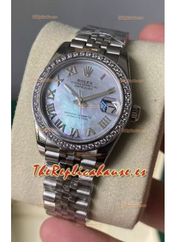 Rolex Datejust 278384 31MM Réplica Suiza en Acero 904L Dial Perla - Espejo 1:1