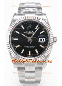 Rolex Datejust 126334 41MM ETA3235 72 Horas Energía Dial Negro Oyster Réplica Espejo 1:1