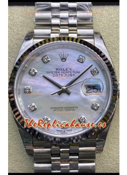 Rolex Datejust 178384 31MM Reloj Réplica Suizo a espejo 1:1 Acero 904L - Dial Blanco Perla