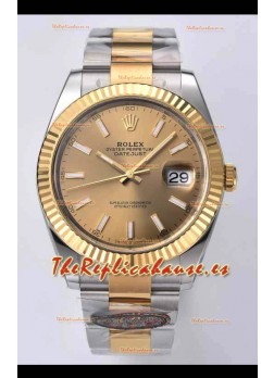 Rolex Datejust Movimiento Cal.3235 126333 Réplica Espejo 1:1 Acero 904L 41MM - Dial Oro