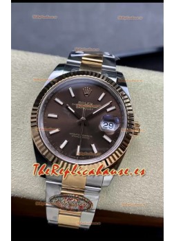 Rolex Datejust 126331 41MM Suizo ETA 3235 Reloj Réplica Espejo 1:1 en Oro Rosado Acero 904L