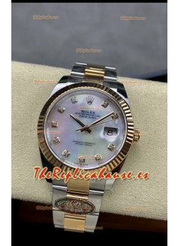 Rolex Datejust 126331 41MM Suizo ETA 3235 Reloj Réplica Espejo 1:1 en Oro Rosado Acero 904L