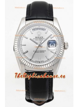 Rolex Day Date Reloj Caja Acero 904L con Dial en Acero 36MM - Calidad Espejo 1:1