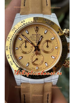 Rolex Cosmograph Daytona DiW Golden Essence Reloj Fibra de Carbono Movimiento Cal.4130