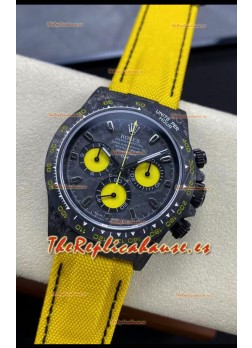 Rolex Daytona DiW Reloj Edición Lemon Carbono - Caja Carbono Forjado Réplica Espejo 1:1