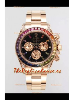 Rolex Cosmograph Daytona 116595RBOW Oro Rosado Movimiento Original Cal.4130