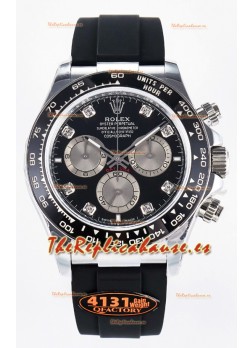 Rolex Cosmograph Daytona 126519LN Dial Negro con Marcadores Diamantes Movimiento Cal.4131