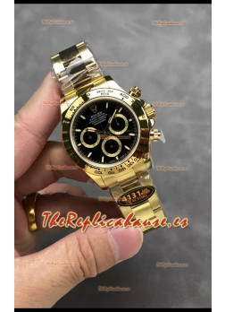 Rolex Cosmograph Daytona M126518 Oro Amarillo Caja y Dial Negros Movimiento Original Cal.4131