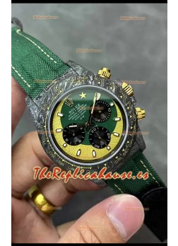 Rolex Cosmograph Daytona Edición DiW Reloj Fibra de Carbono - Movimiento Cal.4130