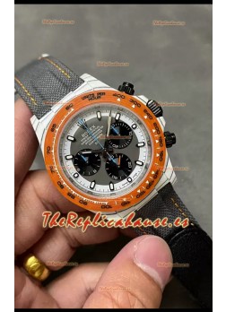Rolex Cosmograph Daytona Edición DiW OCELLARIS Reloj Fibra de Carbono Blanco - Movimiento Cal.4130