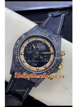 Rolex Cosmograph Daytona Edición DiW CREAM INVERT GOLD Reloj Réplica Fibra de Carbono
