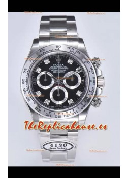 Rolex Cosmograph Daytona M116509-0055 Movimiento Original Cal.4130 - Reloj Acero 904L Dial Negro