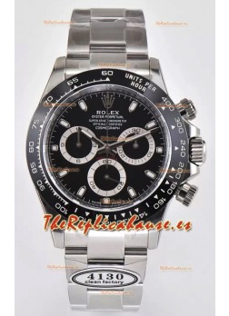 Rolex Cosmograph Daytona M116500LN Movimiento Original Cal.4130 - Reloj Acero 904L Dial Negro