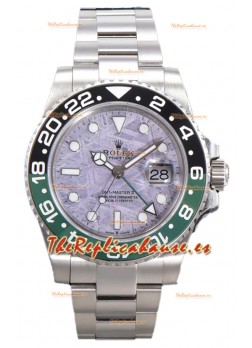 Rolex GMT Masters II 126720 Cal.3285 Dial Meteorito Rosado Acero 904L en Correa Oyster Réplica Suiza