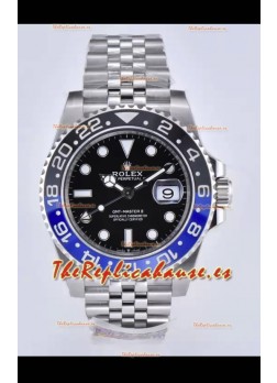 Rolex GMT Masters II 126710BLNR Batman Movimiento Cal.3285 Réplica Suiza - Último Reloj Acero 904L