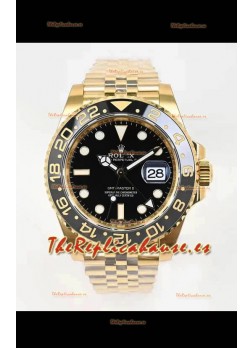Rolex GMT Masters II M126718GRNR Movimiento Cal.3285 Réplica Suiza - Reloj Ultimate Acero 904L