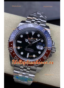 Rolex GMT Masters II m126710BLRO PEPSI Movimiento Cal.3285 Réplica Suiza - Reloj Acero 904L Ultimate