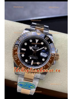 Rolex GMT Masters II M126711CHNR-0002 Oro Everose de Dos Tonos Réplica Suiza Reloj Espejo 1:1