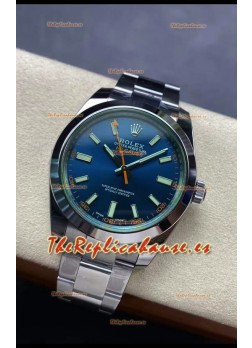 Rolex Milgauss 116400M Reloj Suizo con Dial Azul - Último Reloj Acero 904L