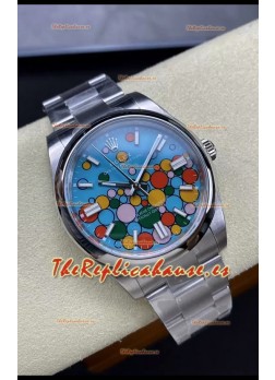 Rolex Oyster Perpetual REF# 124300 Celebration Dial en 41MM Reloj Movimiento Automático ETA 3230