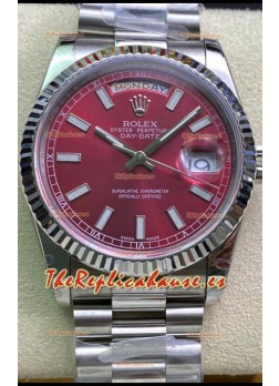 Rolex Day Date Presidential Acero 904L 36MM - Dial Marrón Calidad a Espejo 1:1