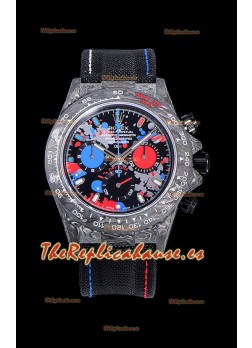 Rolex Daytona DiW Edición Dial Multicolor Caja de Carbono Forjado Réplica a Espejo 1:1