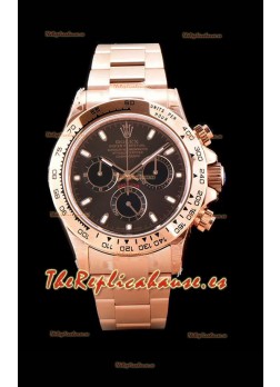 Rolex Daytona 116505 Oro Rosado Original Movimiento Cal.4130 - Reloj de Acero 904L a Espejo 1:1