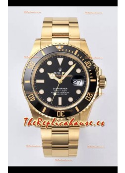 Rolex Submariner 41MM Date Cerámica Oro m126618ln - Réplica Espejo 1:1 - Reloj Ultimate Acero 904L